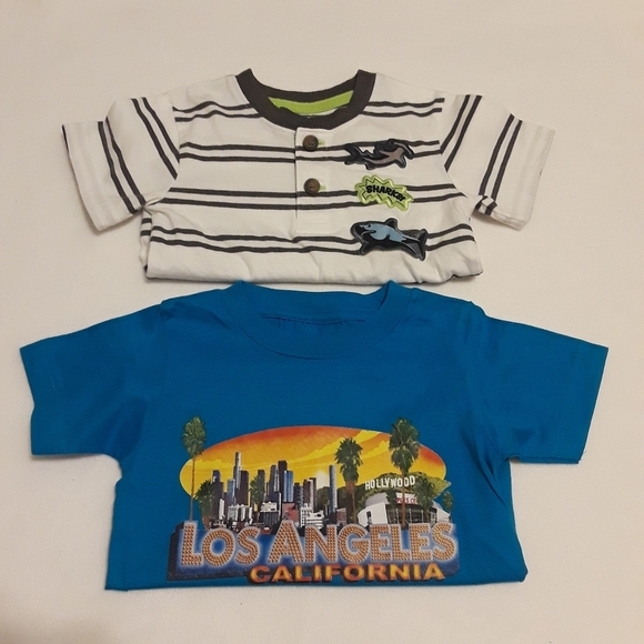 4 pc kids tees and long sleeve shirts - Picture 2 of 15